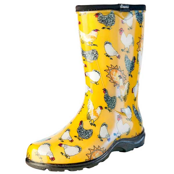 Yellow Chicken Rain Boots