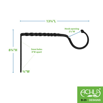 Achla B-25 Small Jumbo Bracket