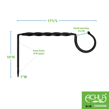 Achla B-26 Large Jumbo Bracket