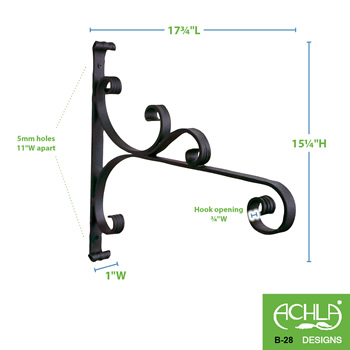 Achla B-28 Large All Purpose Bracket