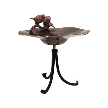 Achla BB-02AB-TR2 Antique Birds Birdbath With Tall Tripod Stand