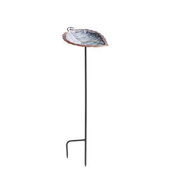 Achla BB-04-S Aspen Leaf Birdbath With Stake