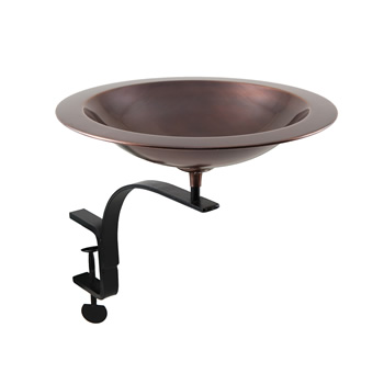 Achla BB-05-RM Classic II Birdbath With Rail Mount Bracket