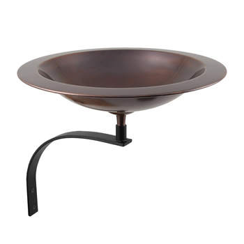 Achla BB-05-WM Classic II Birdbath With Wall Mount Bracket