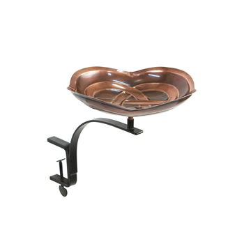 Achla BB-11-RM Dara Knot Birdbath With Rail Mount Bracket