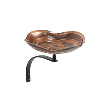 Achla BB-11-WM Dara Knot Birdbath With Wall Mount Bracket