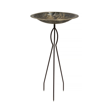 Achla BB-18-TS Three Hares Birdbath With Tripod Stake