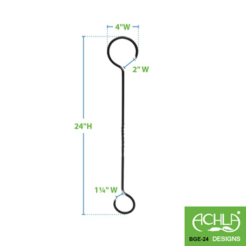Achla BGE-24-2 24 Inch Extender With Twist