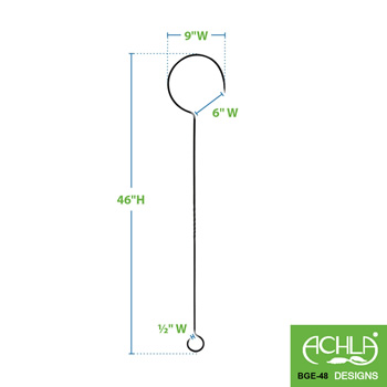 Achla BGE-48-2 48 Inch Extender With Twist