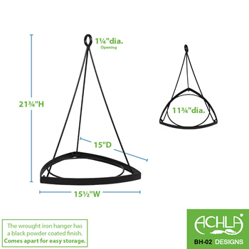 Achla BH-02 Lina II Plant Hanger