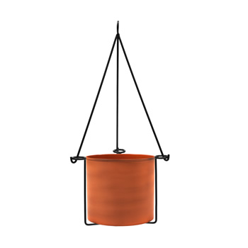 Achla BH-03-62BS Vera Hanging Planter With Burnt Sienna Pot