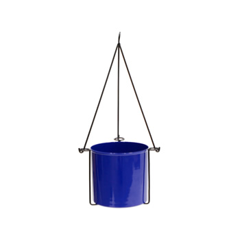 Achla BH-03-62FB Vera Hanging Planter With French Blue Pot