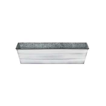 Achla C-08W Small Cape Cod White Galvanized Steel Flower Box Planter