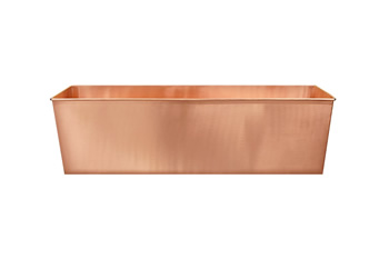 Achla C-101 Large Solid Copper Flower Box