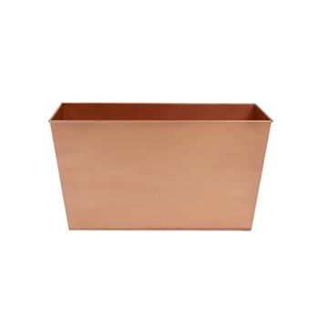 Achla C-10C Tall Copper Plated Flower Box