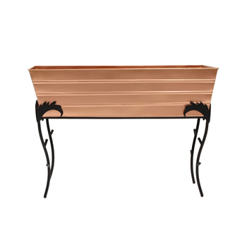 Achla C-21C-S3 25 Inch Large Copper Flower Box With Flora Stand