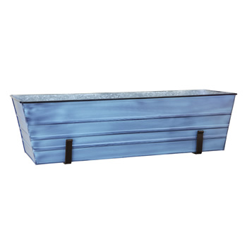 Achla C-21NB-WM Large Blue Flower Box With Wall Brackets