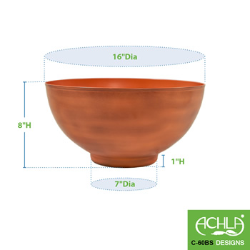 Achla C-60BS Small Burnt Sienna Bowl