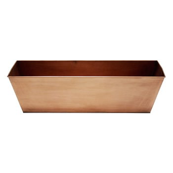 Achla C-82C Large Plain Copper Flower Box