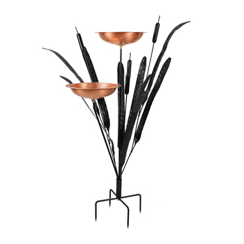 Achla CTBB-01 Double Cattail Birdbath