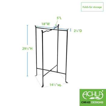 Achla CWI-03 Large Folding Floor Stand