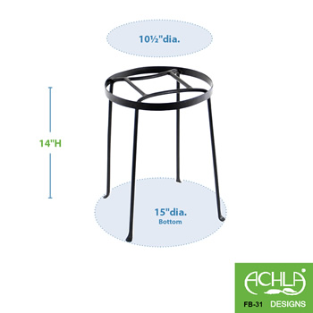 Achla FB-31 Argyle 14 Inch Plant Stand II