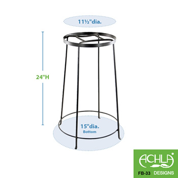 Achla FB-33 Argyle 24 Inch Plant Stand IV