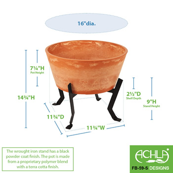 Achla FB-59-S Denise Planter I