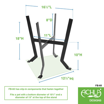 Achla FB-60 Denise III Plant Stand