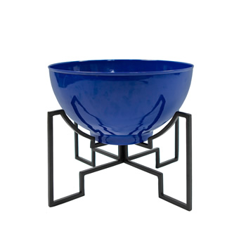 Achla FBC-52-60FB Jane I Planter With French Blue Bowl