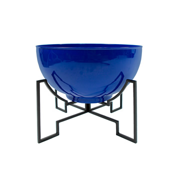 Achla FBC-53-61FB Jane II Planter With French Blue Bowl