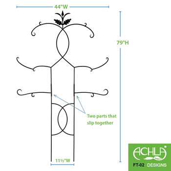 Achla FT-02 Tendrils Trellis II