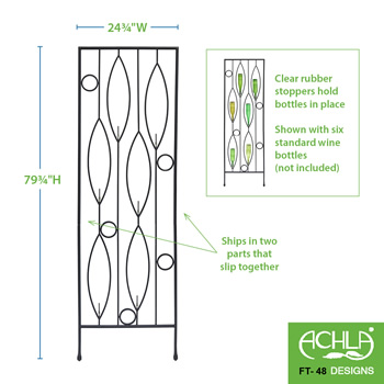 Achla FT-48 Vinifera Bottle Trellis