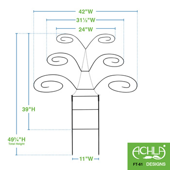 Achla FT-61 Butterfly Trellis