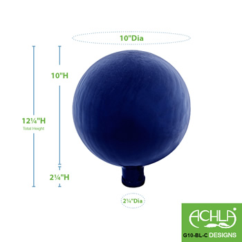 Achla G10-BL-C Blue 10 Inch Gazing Globe