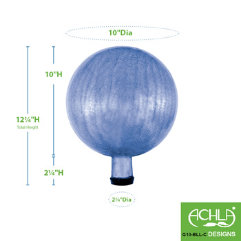 Achla G10-BLL-C Blue Lapis 10 Inch Gazing Globe