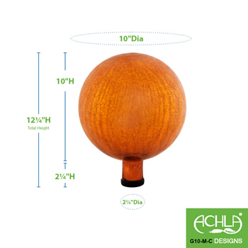 Achla G10-M-C Mandarin 10 Inch Gazing Globe
