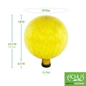 Achla G10-Y-C Lemon Drop 10 Inch Gazing Globe