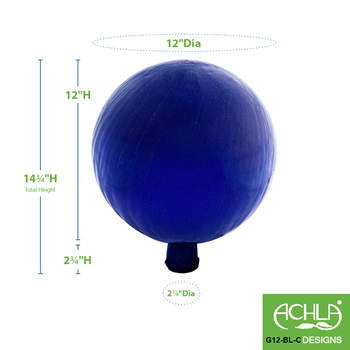 Achla G12-BL-C Blue 12 Inch Gazing Globe