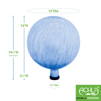 Achla G12-BLL-C Blue Lapis 12 Inch Gazing Globe