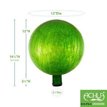 Achla G12-FG-C Fern Green 12 Inch Gazing Globe