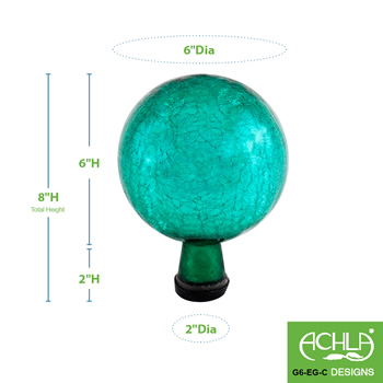 Achla G6-EG-C Emerald Green 6 Inch Gazing Globe