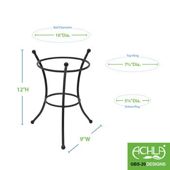 Achla GBS-20 8 Inch Multi-Use Stand