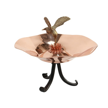 Achla HBBB-01-TR Hummingbird Birdbath With Tripod Stand