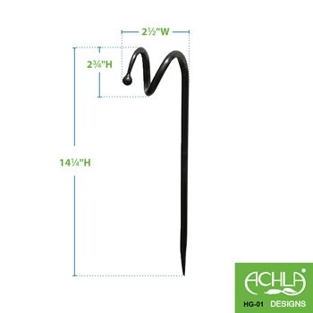 Achla HG-01-6 Ball End Hose Guard-Guide