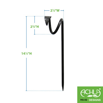 Achla HG-02-6 Leaf End Hose Guard-Guide