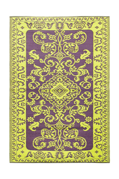 Achla K-152 Classic 4X6 Foot Aubergine Duotone Floor Mat