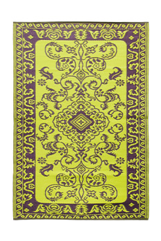 Achla K-152 Classic 4X6 Foot Aubergine Duotone Floor Mat