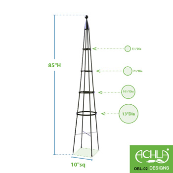 Achla OBL-02 85 Inch Obelisk