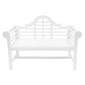 Achla OFB-01W-P White 4 Foot Lutyens Bench